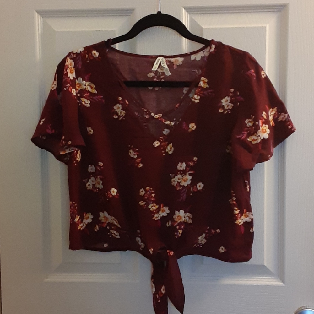 Mudd Floral Blouse